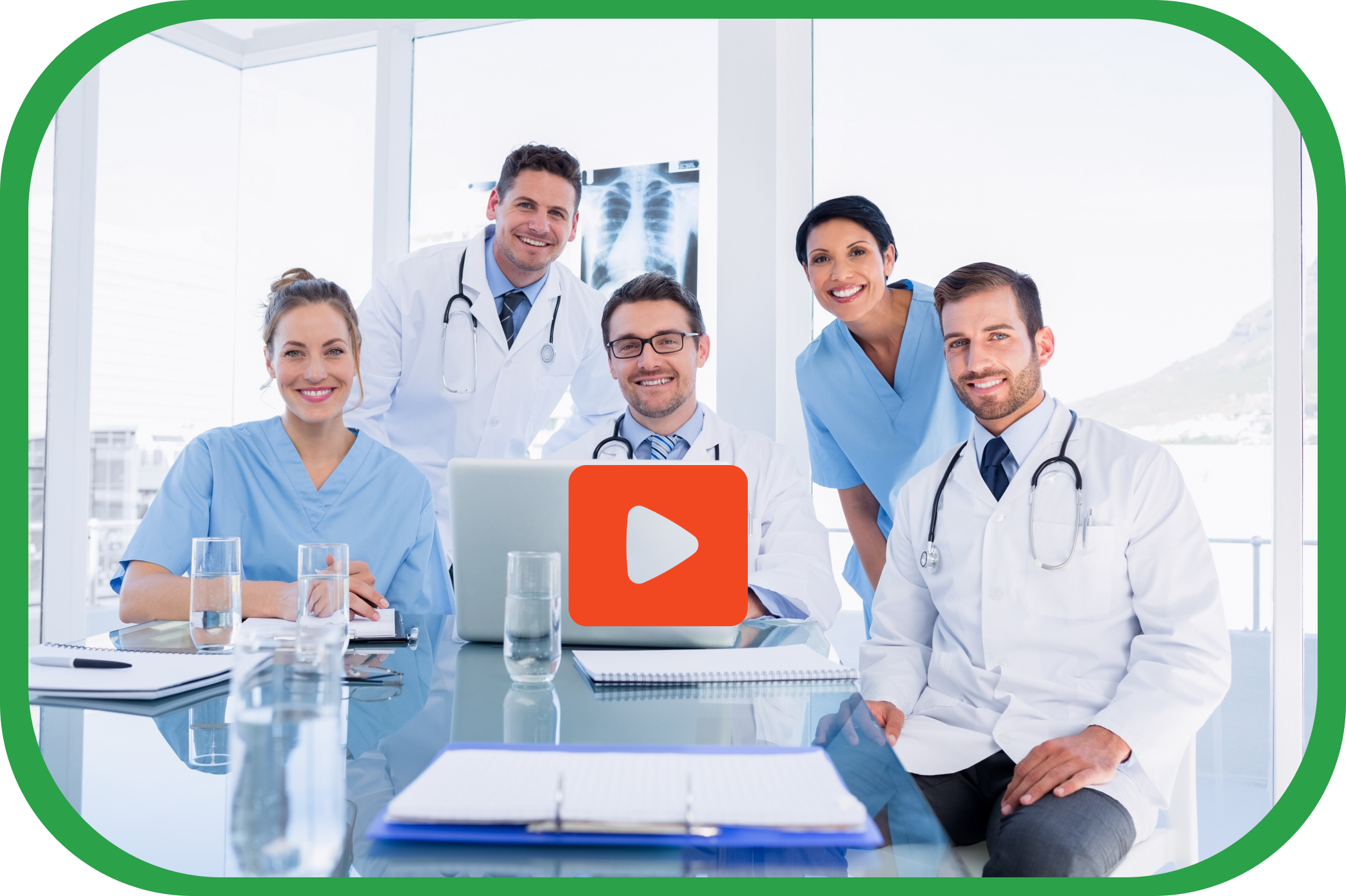 Medical team meeting